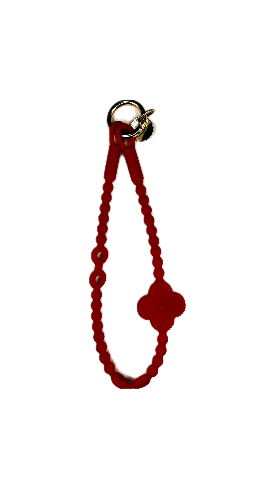 Ruby Clover Phone Charm