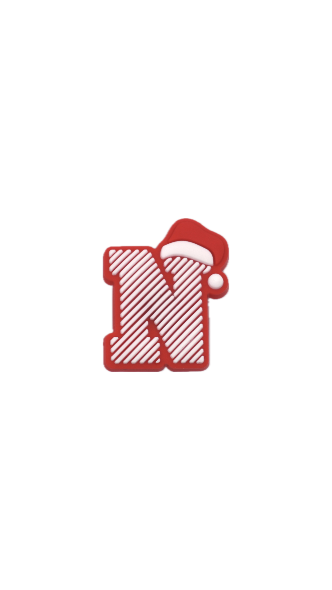 Christmas Letter Charm – N