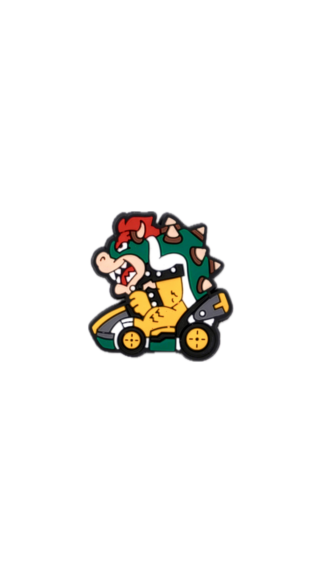 Bowser im Kart Charm