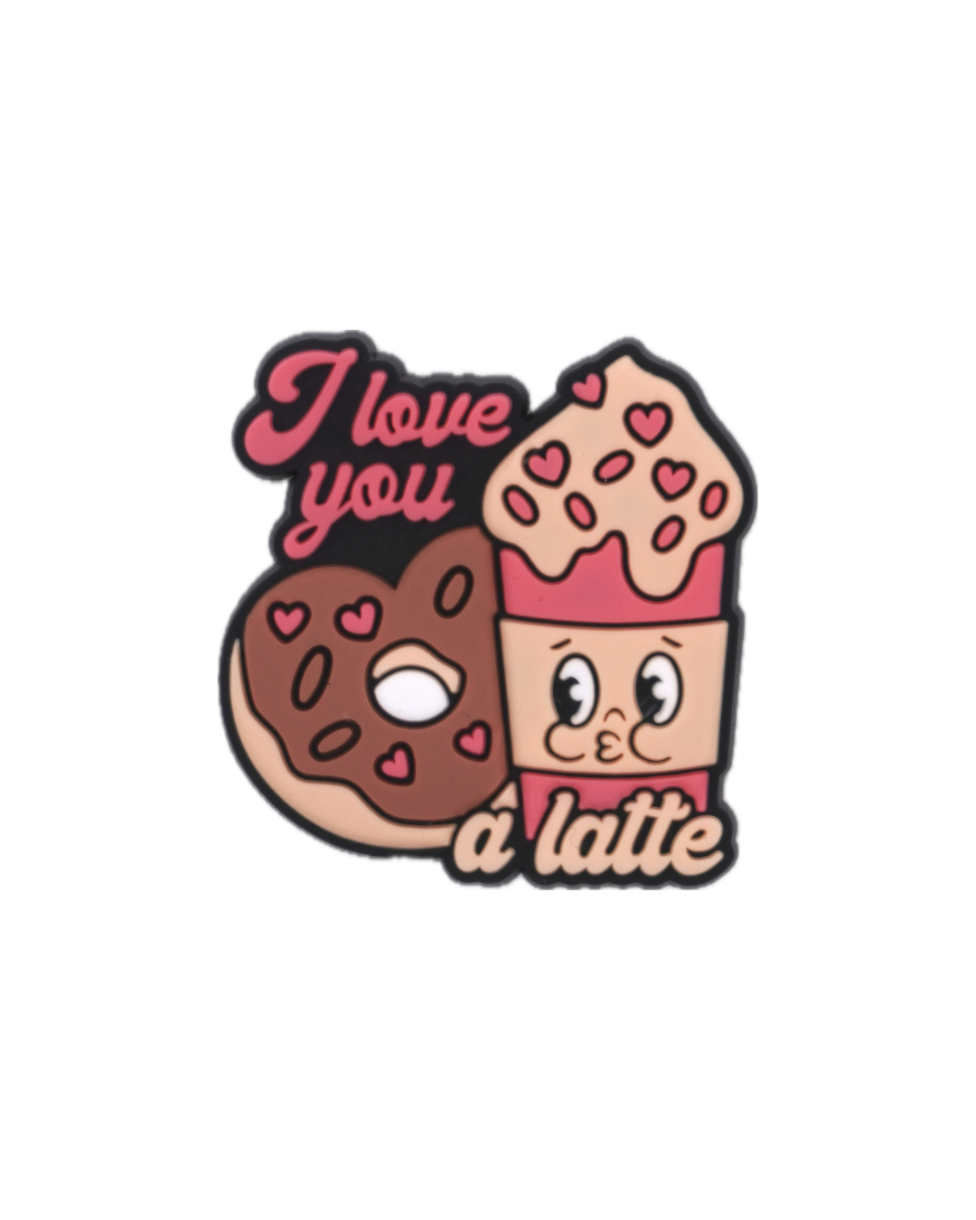 „I love you a latte“ Handy Charm