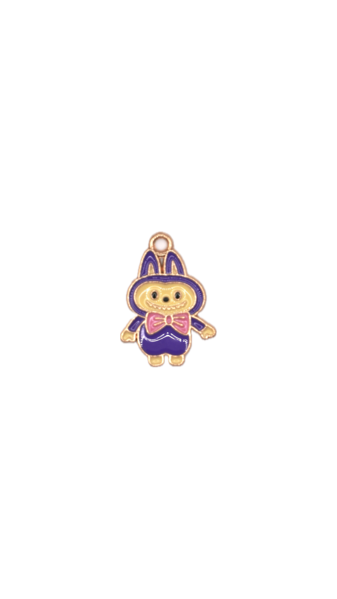 Purple Bunny Charm