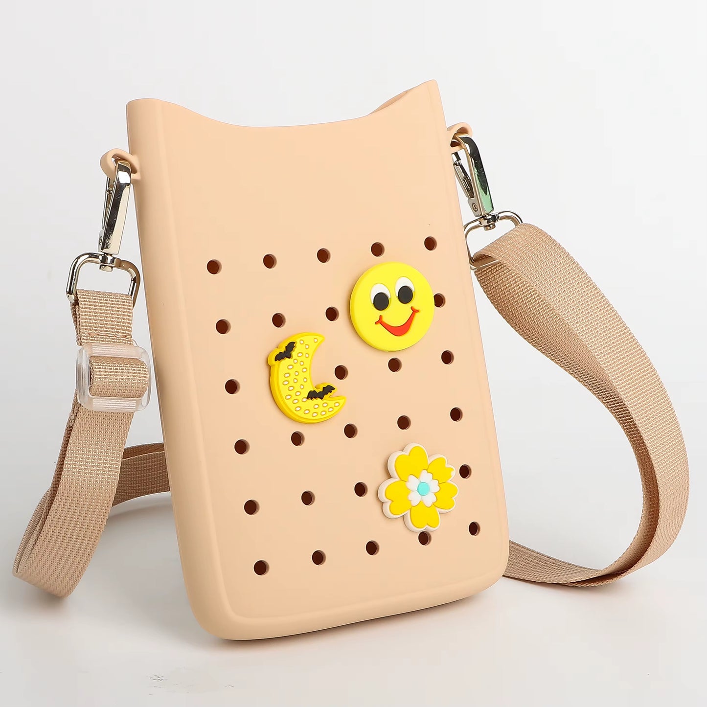 VIBORY Charm-Bag Crossbody – Beige (Soft Case Tasche)