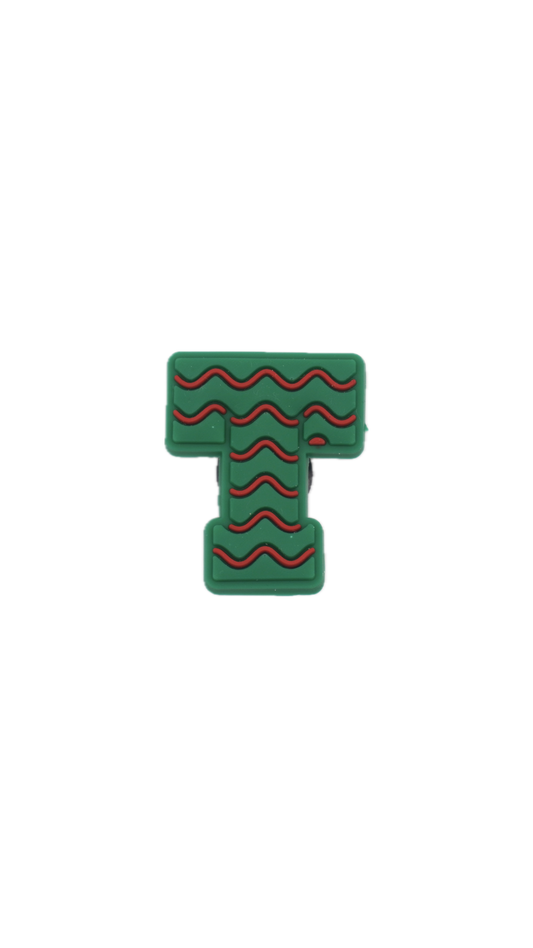 Christmas Letter Charm – T