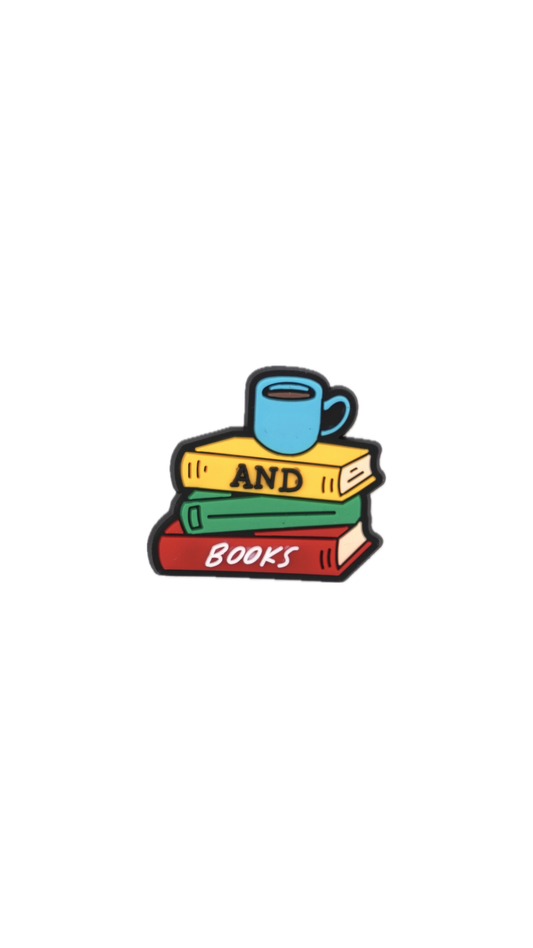 Books & Coffee Charm