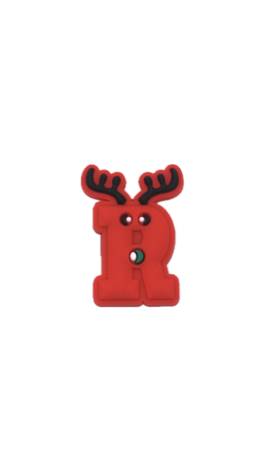 Christmas Letter Charm – R