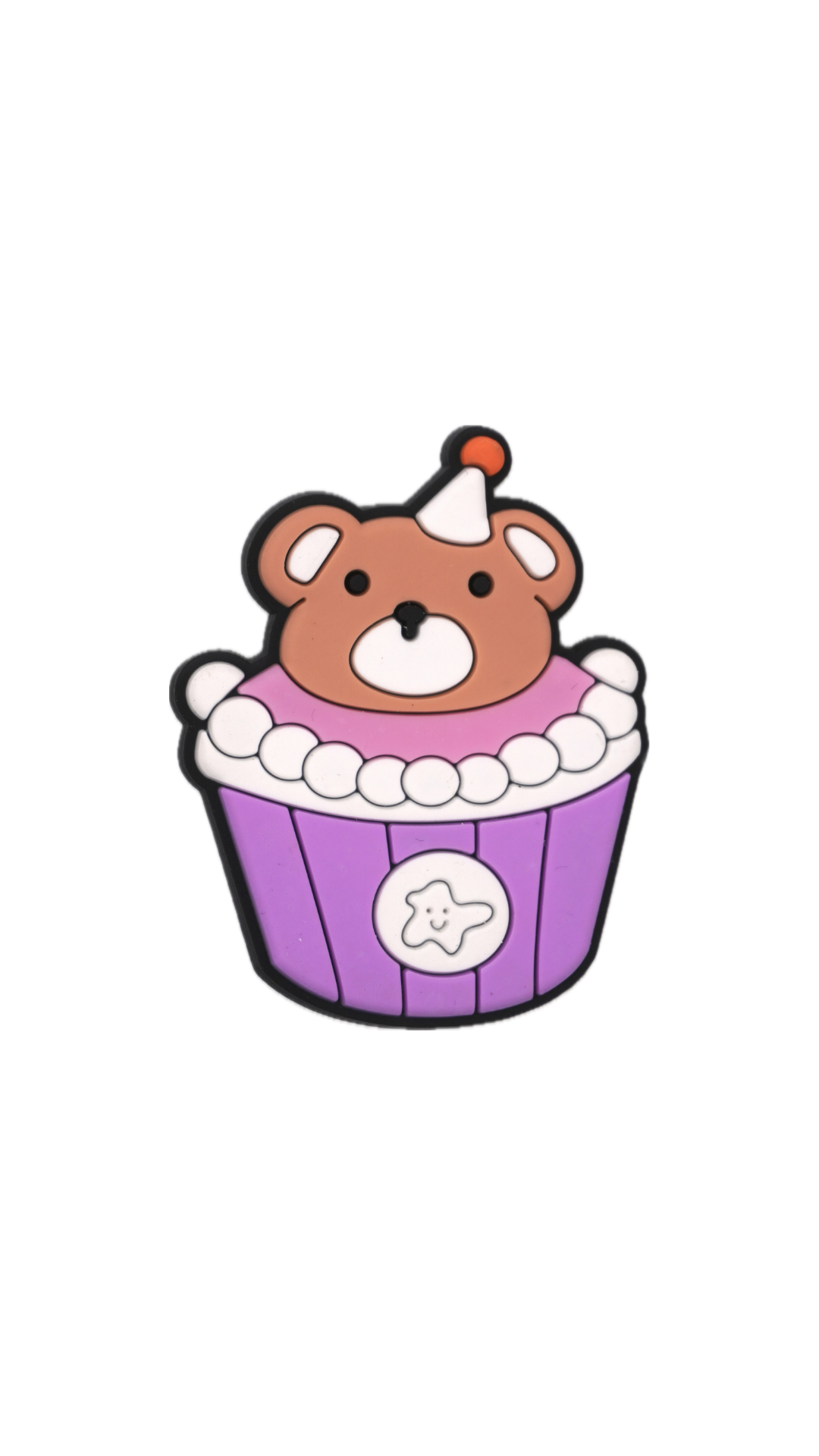 XL Cupcake Bear Charm