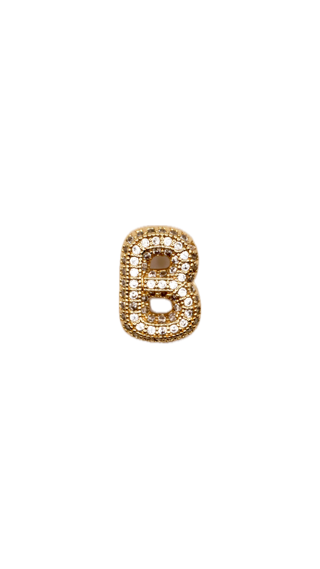 Sparkle Letter B Slider – Für VIBORY Armbänder
