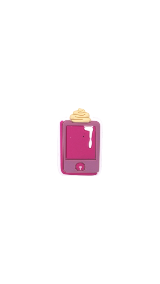 Pink Phone – Funny Poop Charm