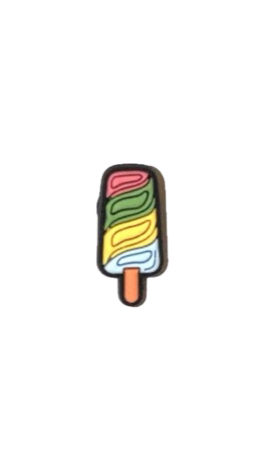 Rainbow Popsicle Charm