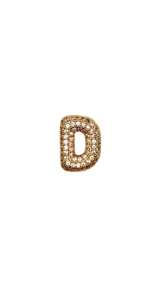 Sparkle Letter D Slider – Für VIBORY Armbänder