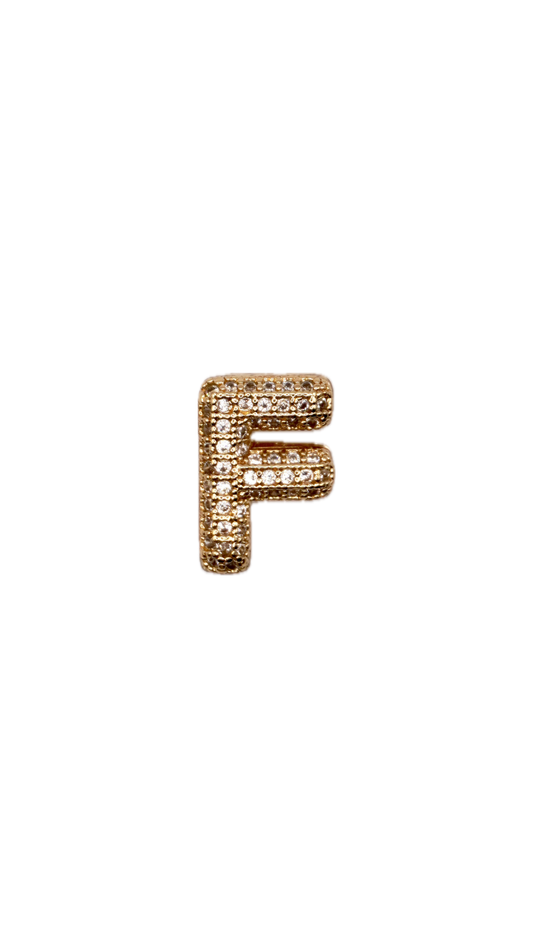Sparkle Letter F Slider – Für VIBORY Armbänder