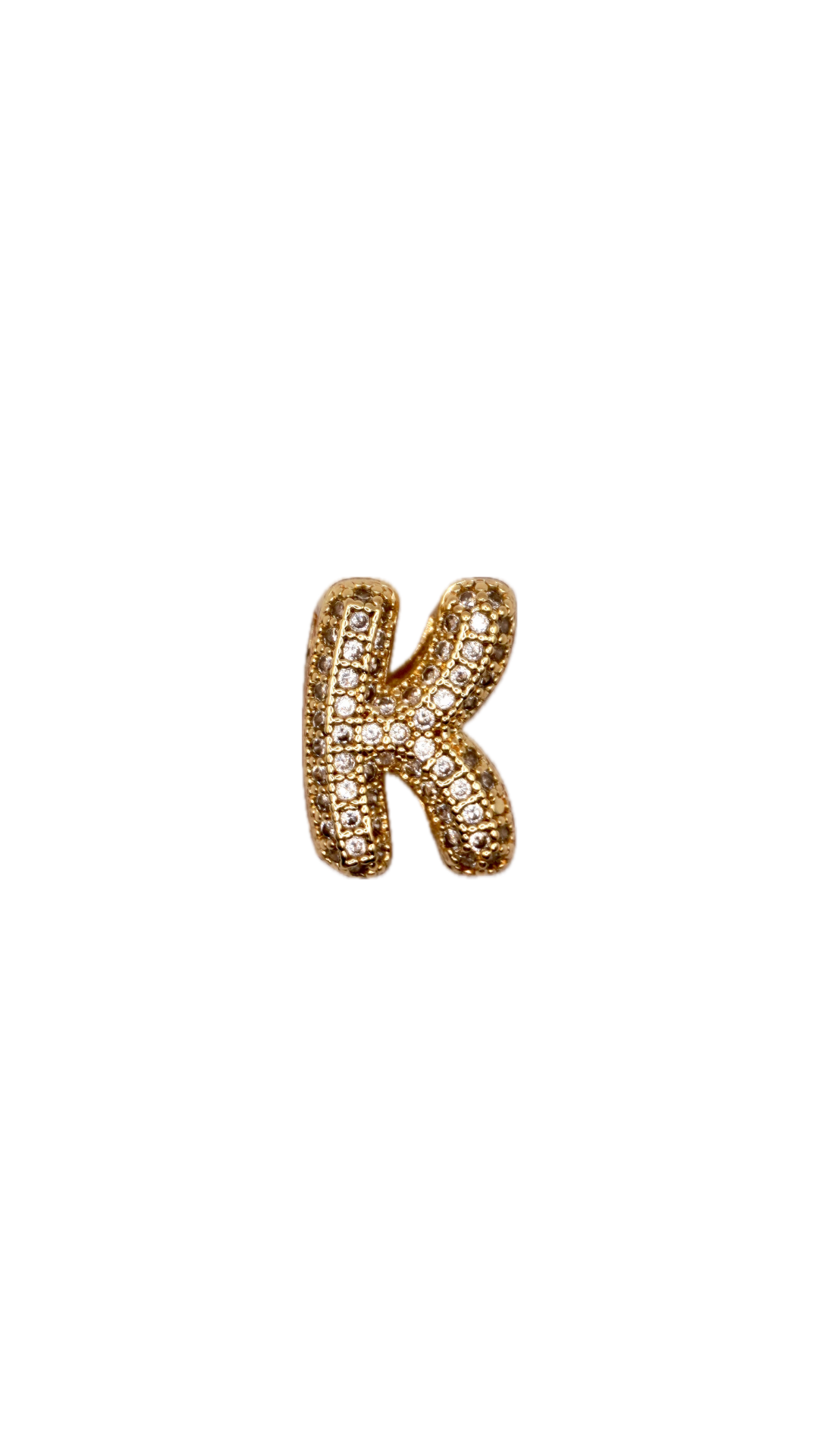 Sparkle Letter K Slider – Für VIBORY Armbänder