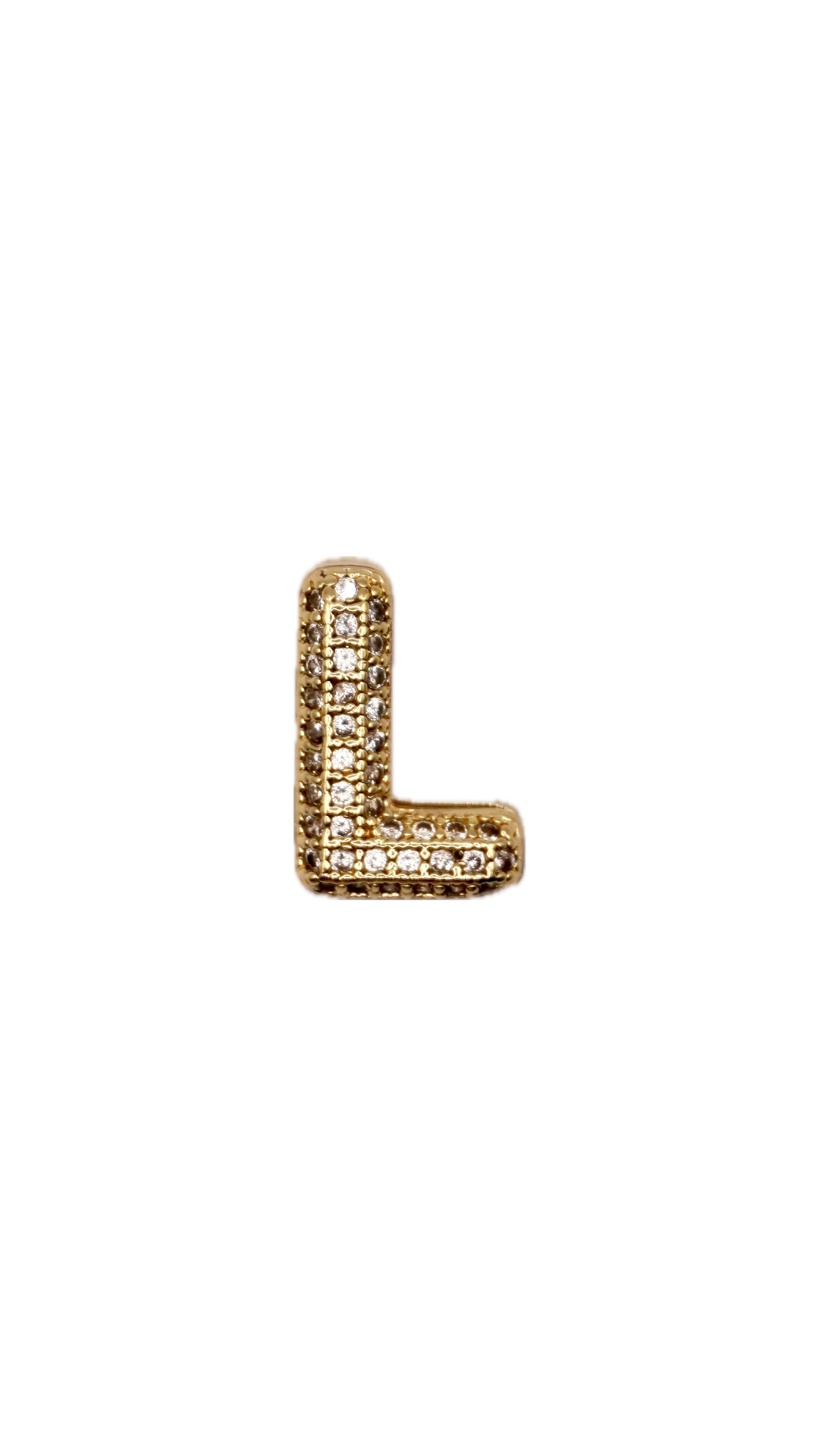 Sparkle Letter L Slider – Für VIBORY Armbänder