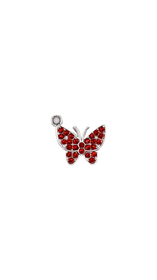 Butterfly Charm – Red