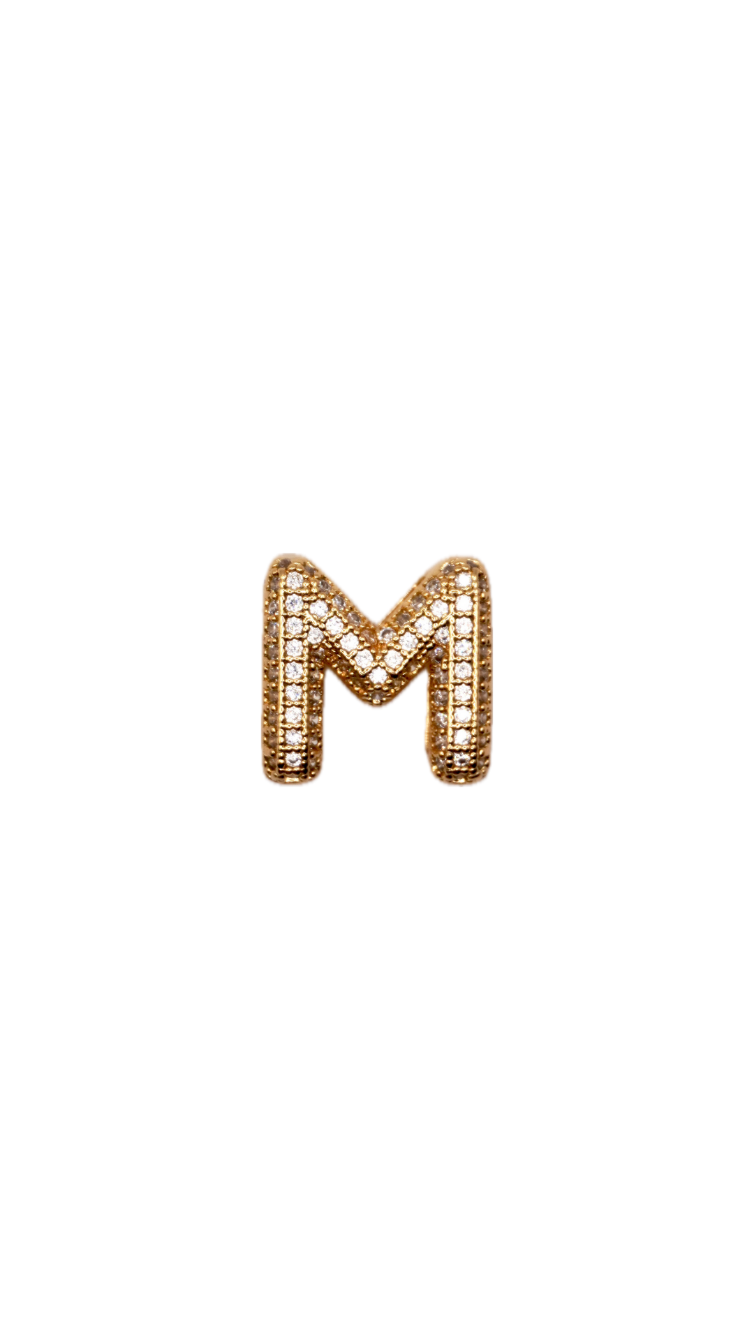 Sparkle Letter M Slider – Für VIBORY Armbänder