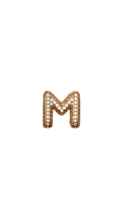 Sparkle Letter M Slider – Für VIBORY Armbänder