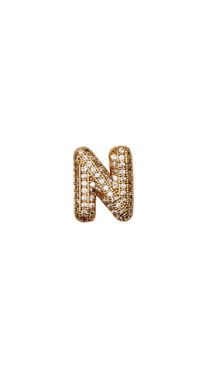 Sparkle Letter N Slider – Für VIBORY Armbänder