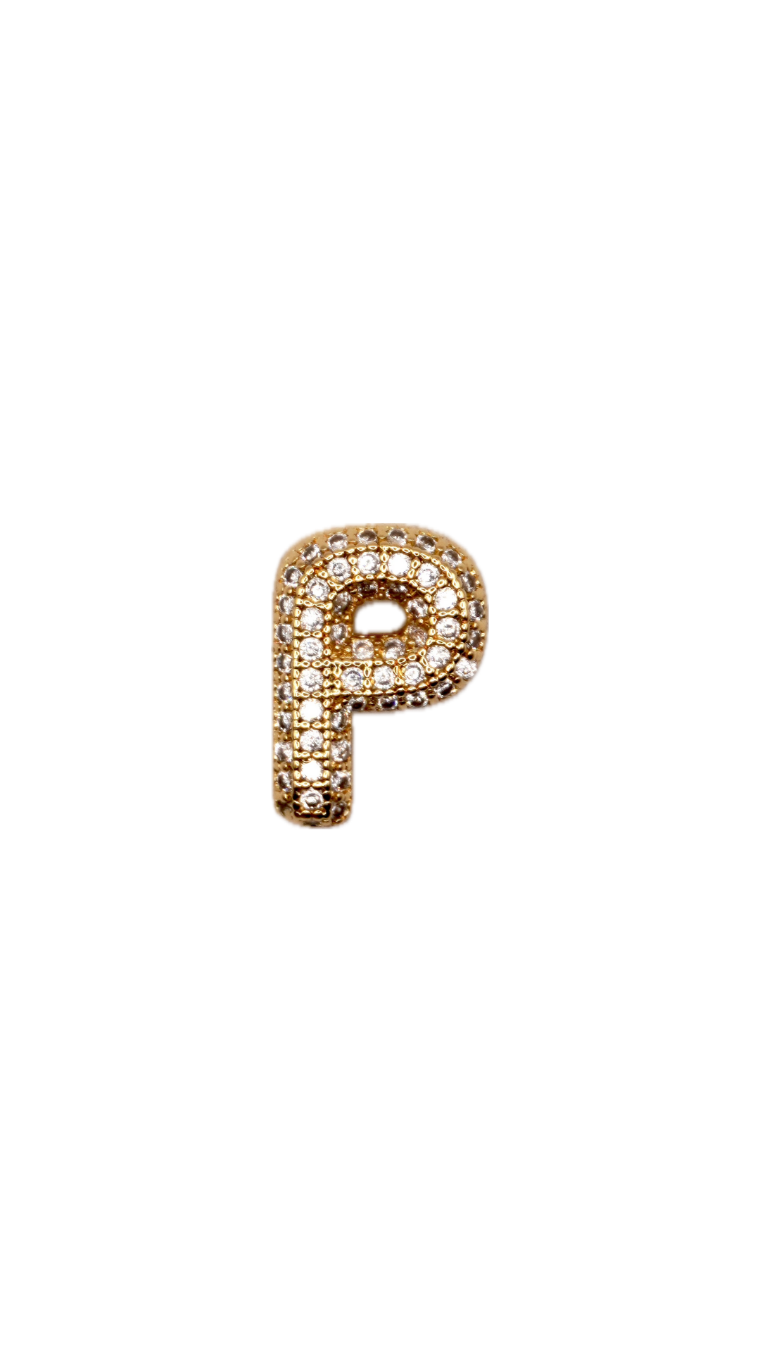 Sparkle Letter P Slider – Für VIBORY Armbänder