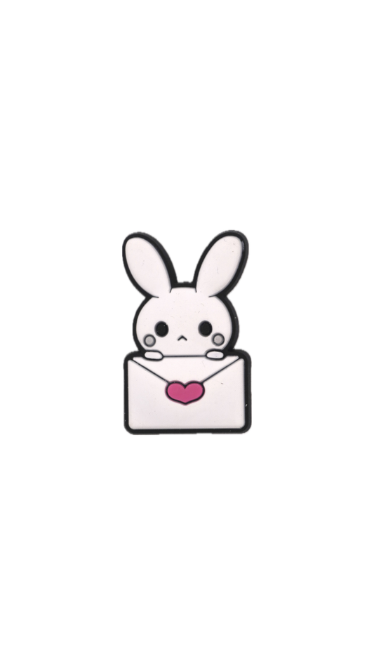 Bunny Love Letter Charm