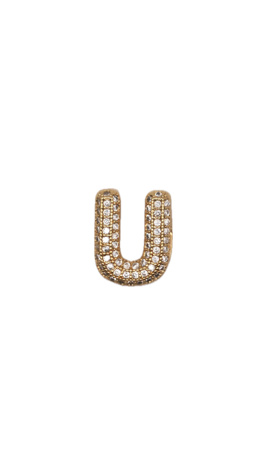 Sparkle Letter U Slider – Für VIBORY Armbänder