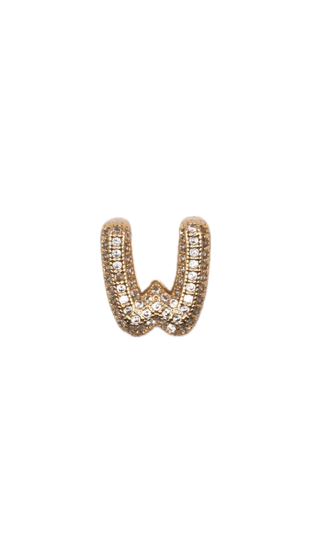 Sparkle Letter W Slider – Für VIBORY Armbänder