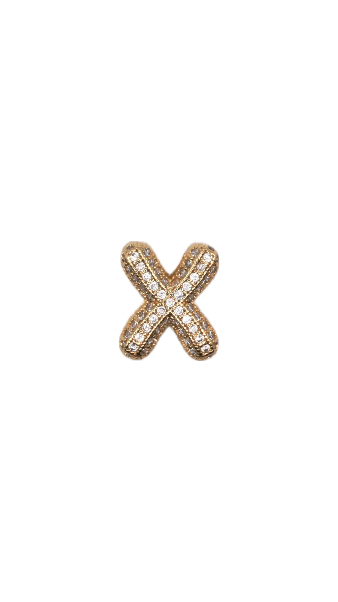 Sparkle Letter X Slider – Für VIBORY Armbänder