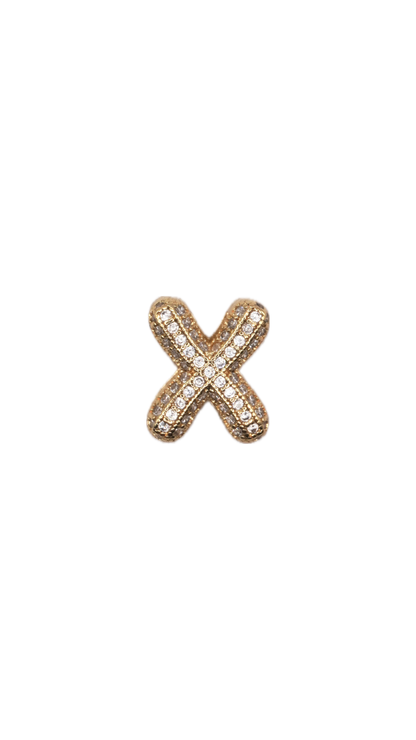 Sparkle Letter X Slider – Für VIBORY Armbänder