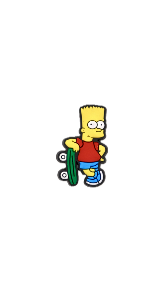 Bart-Style Skaterboy Charm