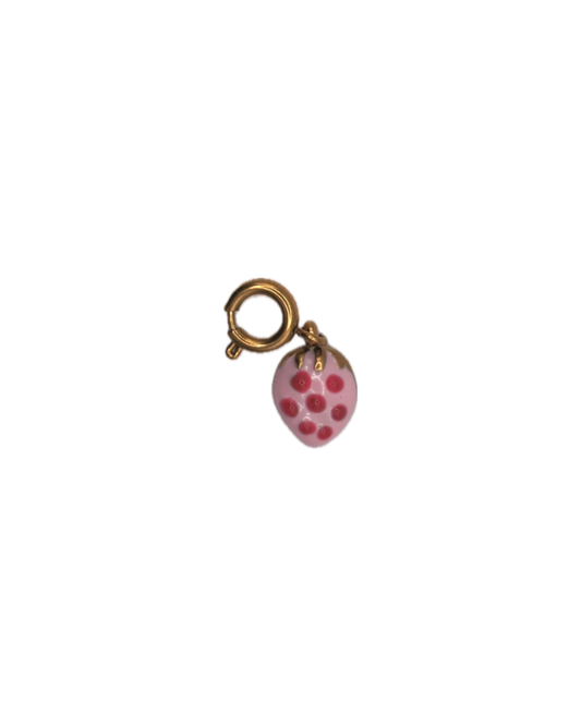 Berry Mini Charm – Rosa Erdbeere