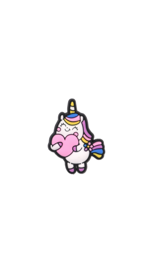 Unicorn Heart Charm