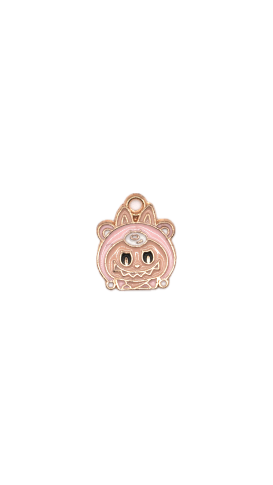Pink Monster Bunny Charm