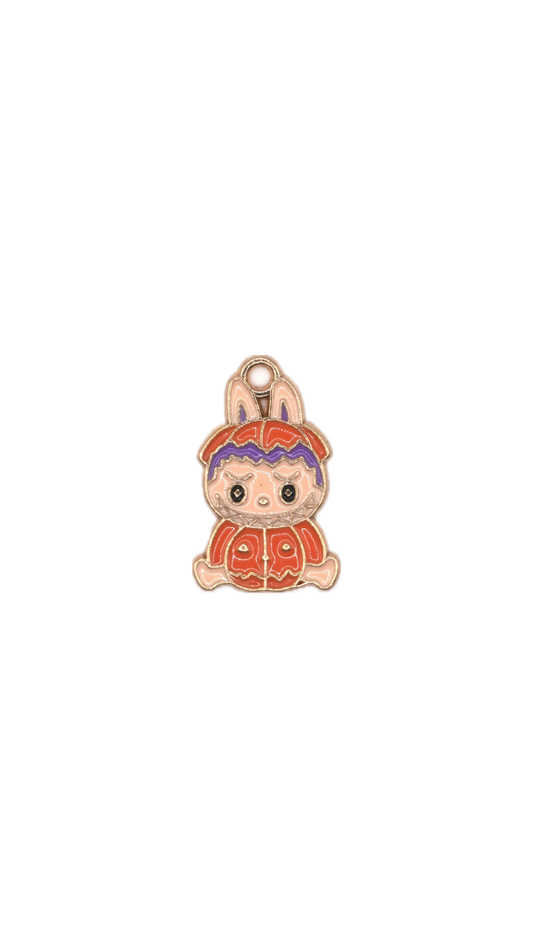 Orange Monster Bunny Charm