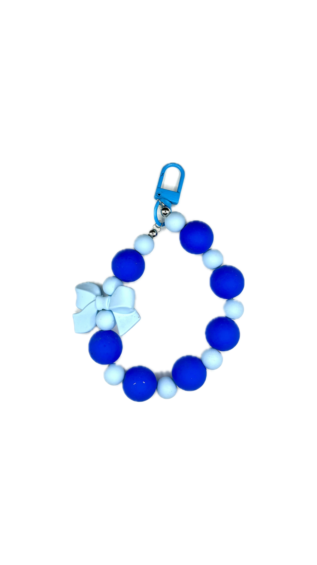 Blue Bow Bead Charm