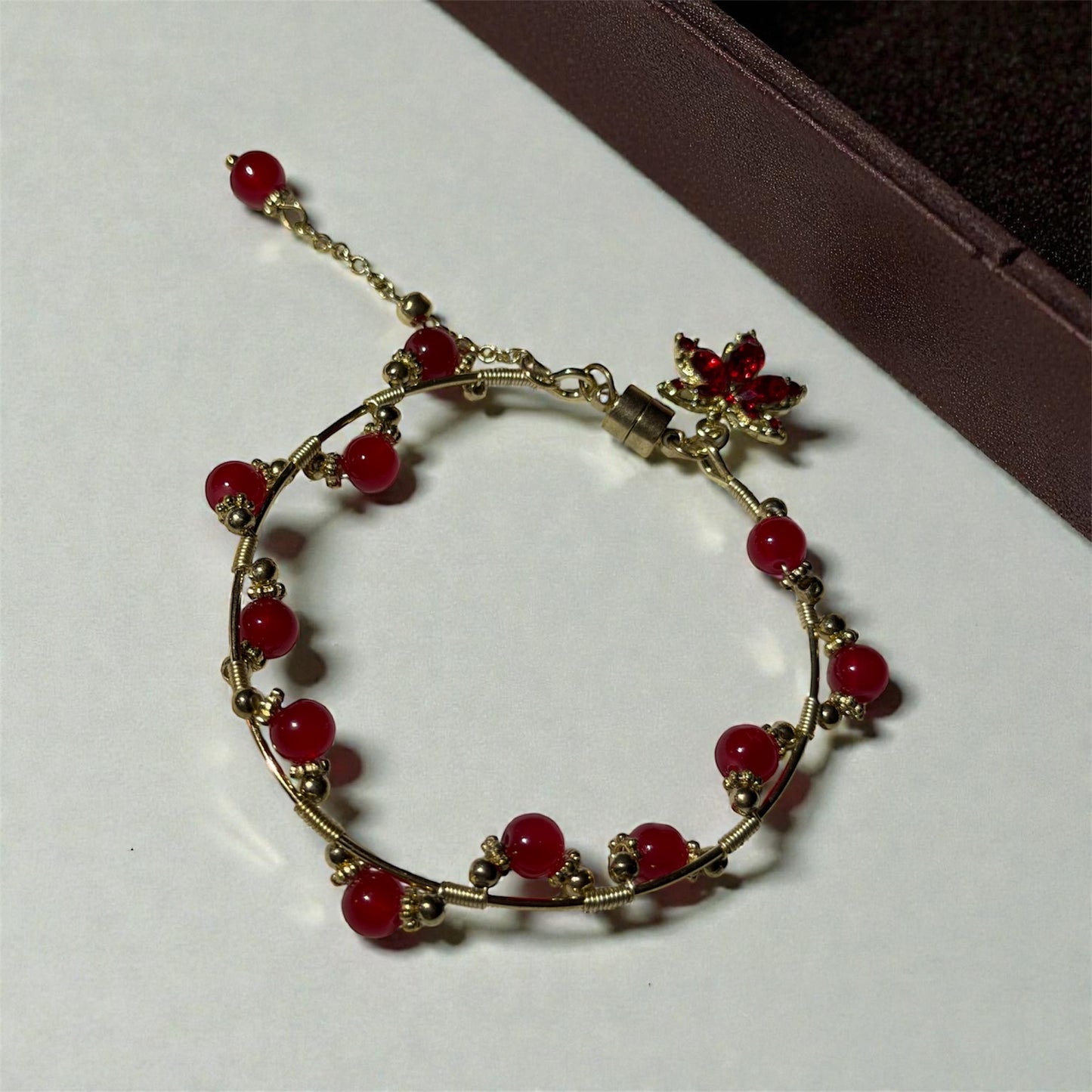 Ruby Bloom Bracelet – elegant, strahlend & feminin