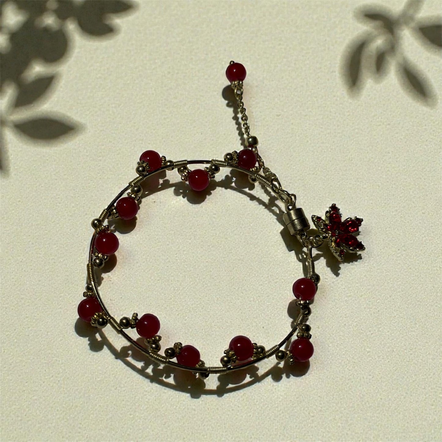 Ruby Bloom Bracelet – elegant, strahlend & feminin