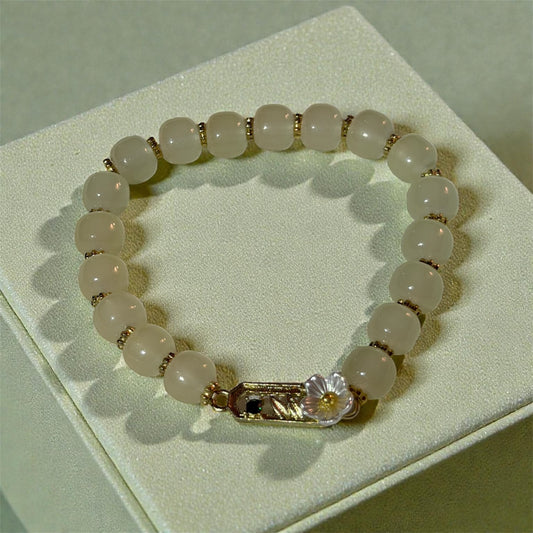 Pearl Blossom Bracelet – clean, zart & elegant