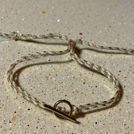 Golden Twist Bracelet