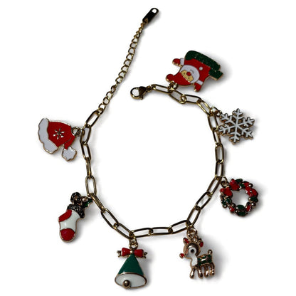 Christmas Charm Bracelet – Festive Edition 🎄