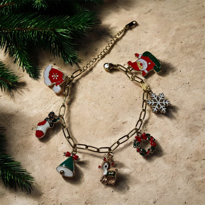 Christmas Charm Bracelet – Festive Edition 🎄